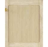 Salem Freestanding Solid Wood Bathroom Vanity With Carrara White Marble Sink Top & 4 In. Backsplash in Nature Wood Finish
