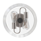 Semi Flush Mount Ceiling Lights, 2-Lights E26 Base, Round, UL Listed for Damp Location, 3 Years Warranty