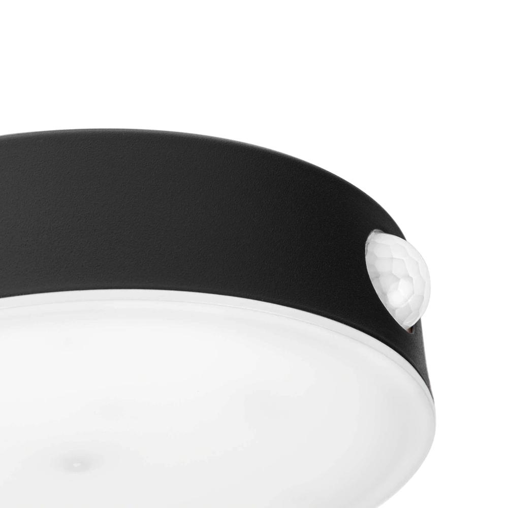 Smart Solar Outdoor LED Wall Lights with PIR Sensor, Round, HY06WSRB, Waterproof Outdoor Security Lights