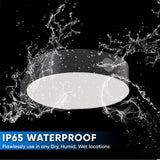Smart Solar Outdoor LED Wall Lights with PIR Sensor, Round, HY06WSRB, Waterproof Outdoor Security Lights