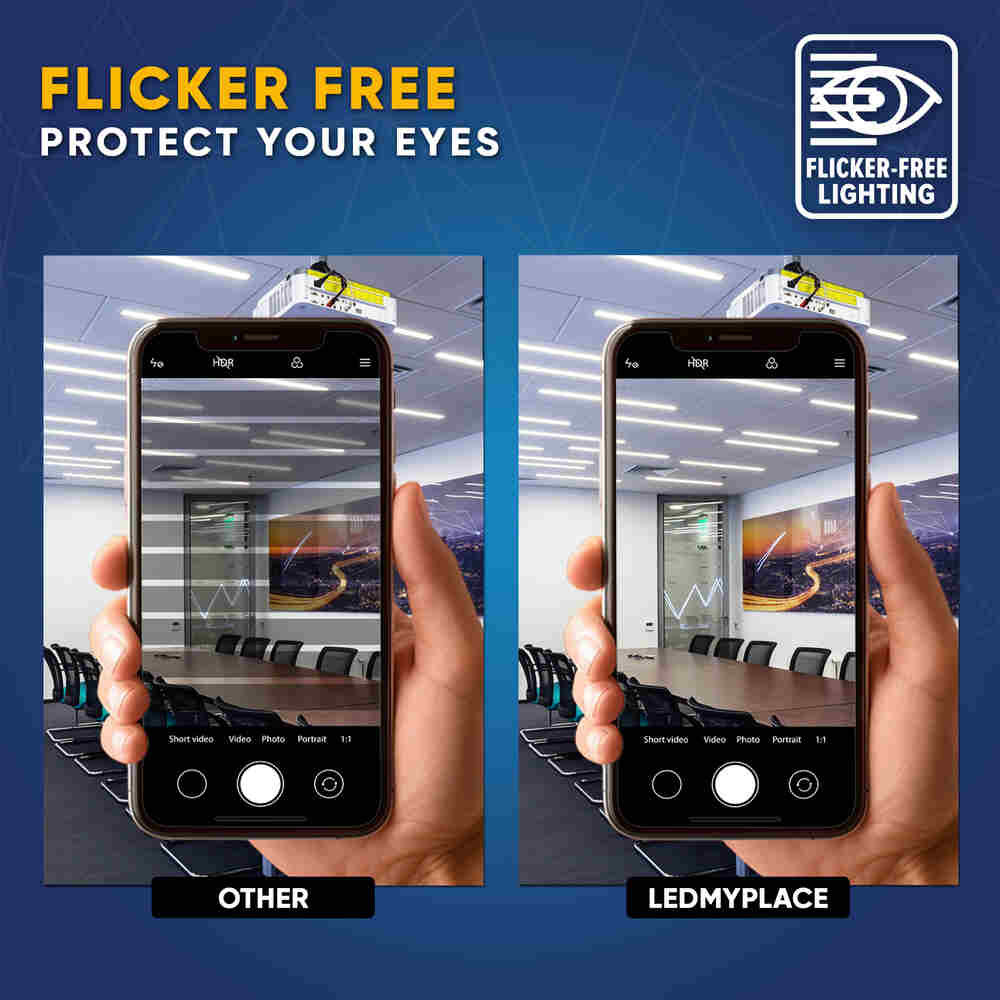 T8 4ft LED Tube/Bulb - Glass 18W 1620 Lumens 6500K Clear, Plug N Play, Double End Power - Ballast Compatible (Check Compatibility List)