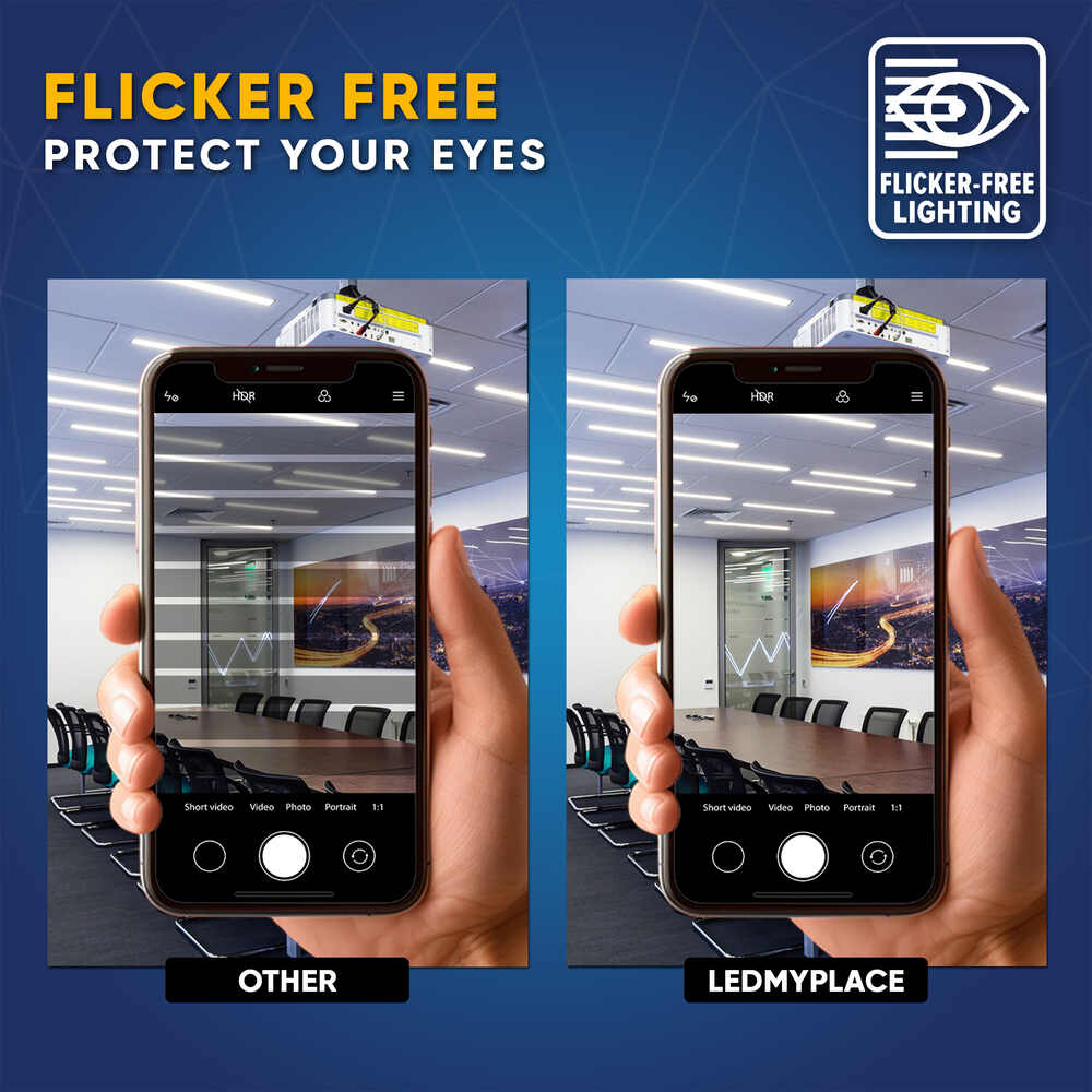 T8 4ft LED Tube/Bulb - Glass 18W 1800 Lumens 5000K Frosted, G13 Base, Single Ended Power - Ballast Bypass