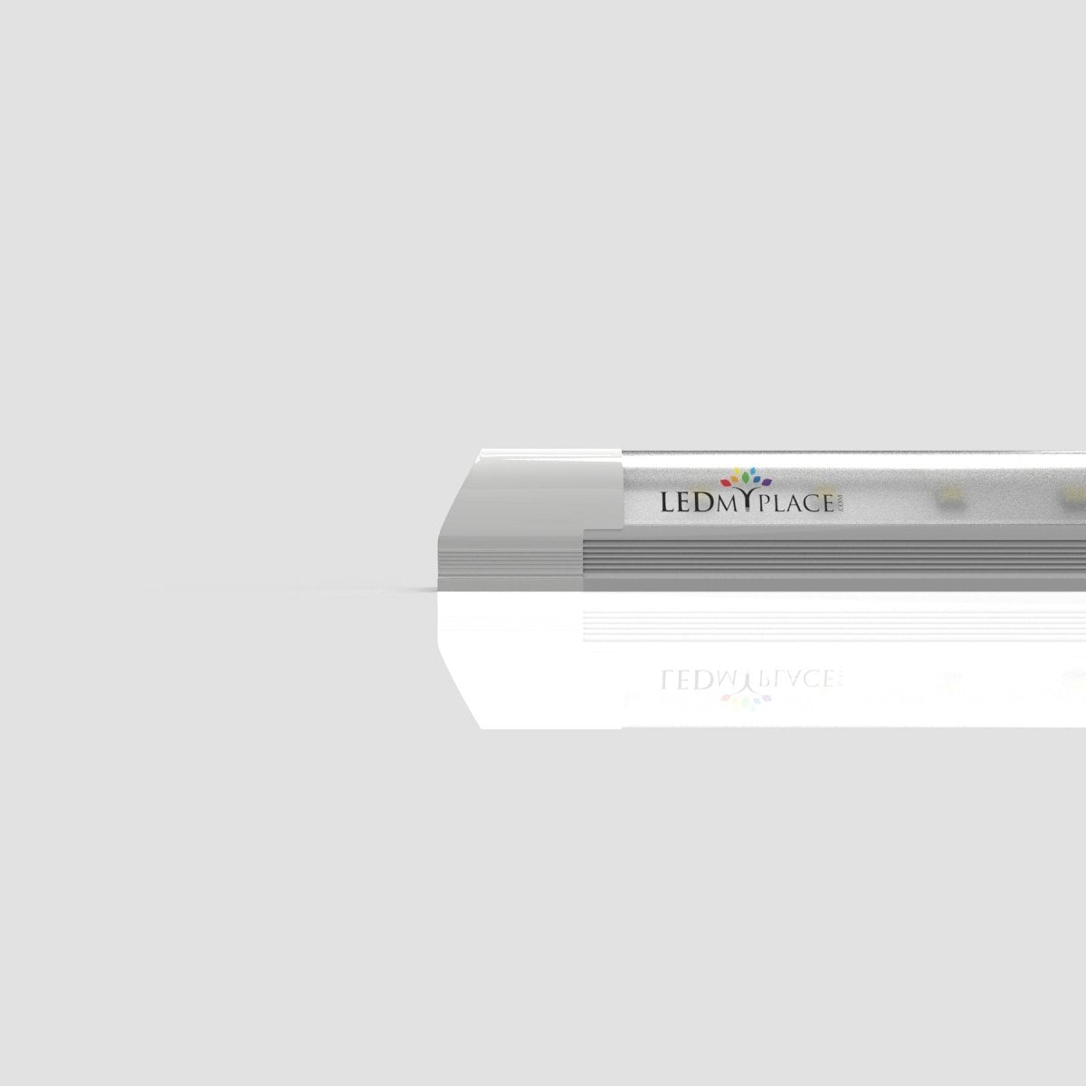 T8 8ft Integrated LED Tube Light 60W V-Shape 5000K Daylight White, Frosted, 8 Foot Plug and Play Linkable LED Shop Lights, Damp Location