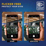 T8 8ft LED Tube/Bulb - 48w/40w/36w/32w Wattage Adjustable, 130lm/w, 3000k/4000k/5000k/6500k CCT Changeable, Frosted, FA8 Single Pin, Double End Power - Ballast Bypass