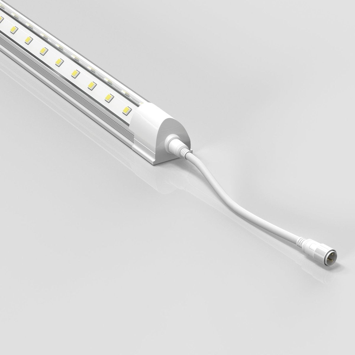 T8 LED Freezer/Cooler Tube Light - V Shape - 6ft 40W 5000k Clear 4800 Lumens Rebate Eligible, Walk-in Cooler Light - 1 Pack
