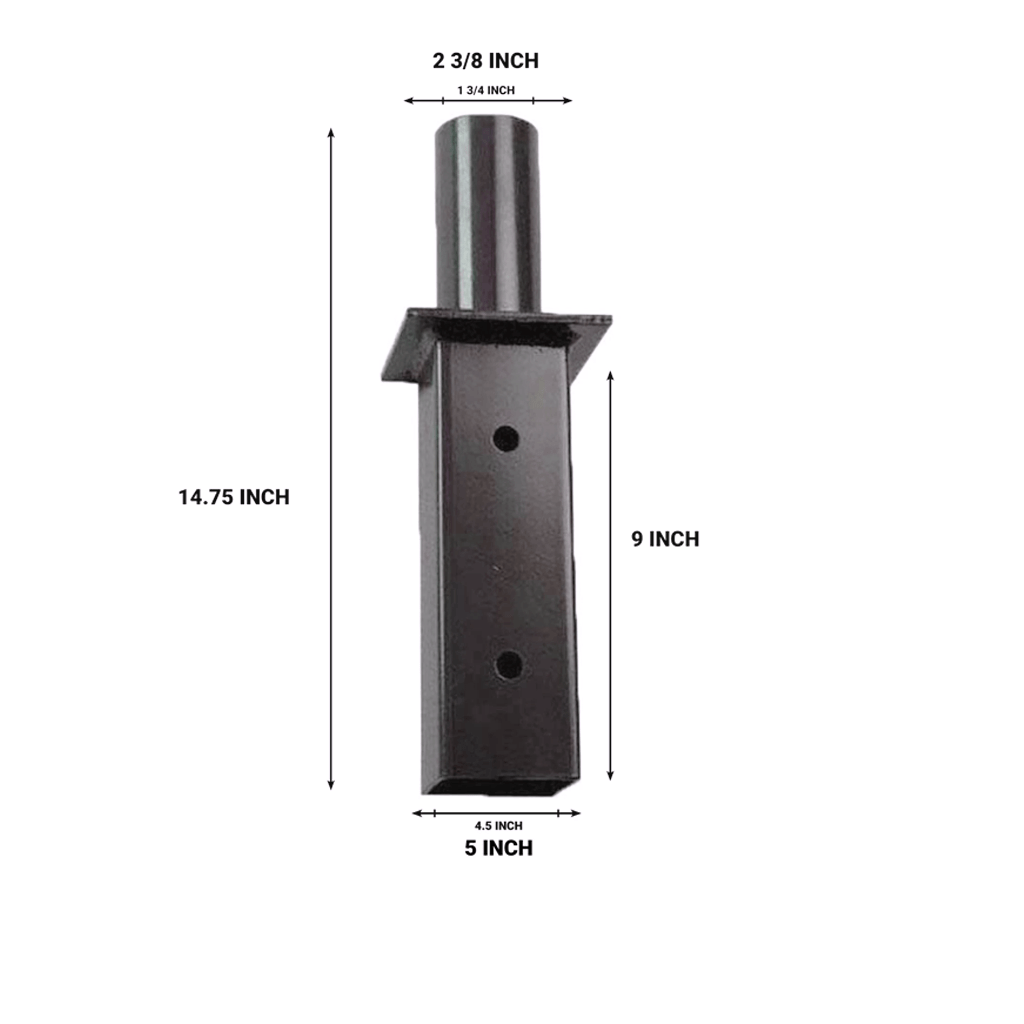 Tenon Adaptor for 5 Inch Square Poles