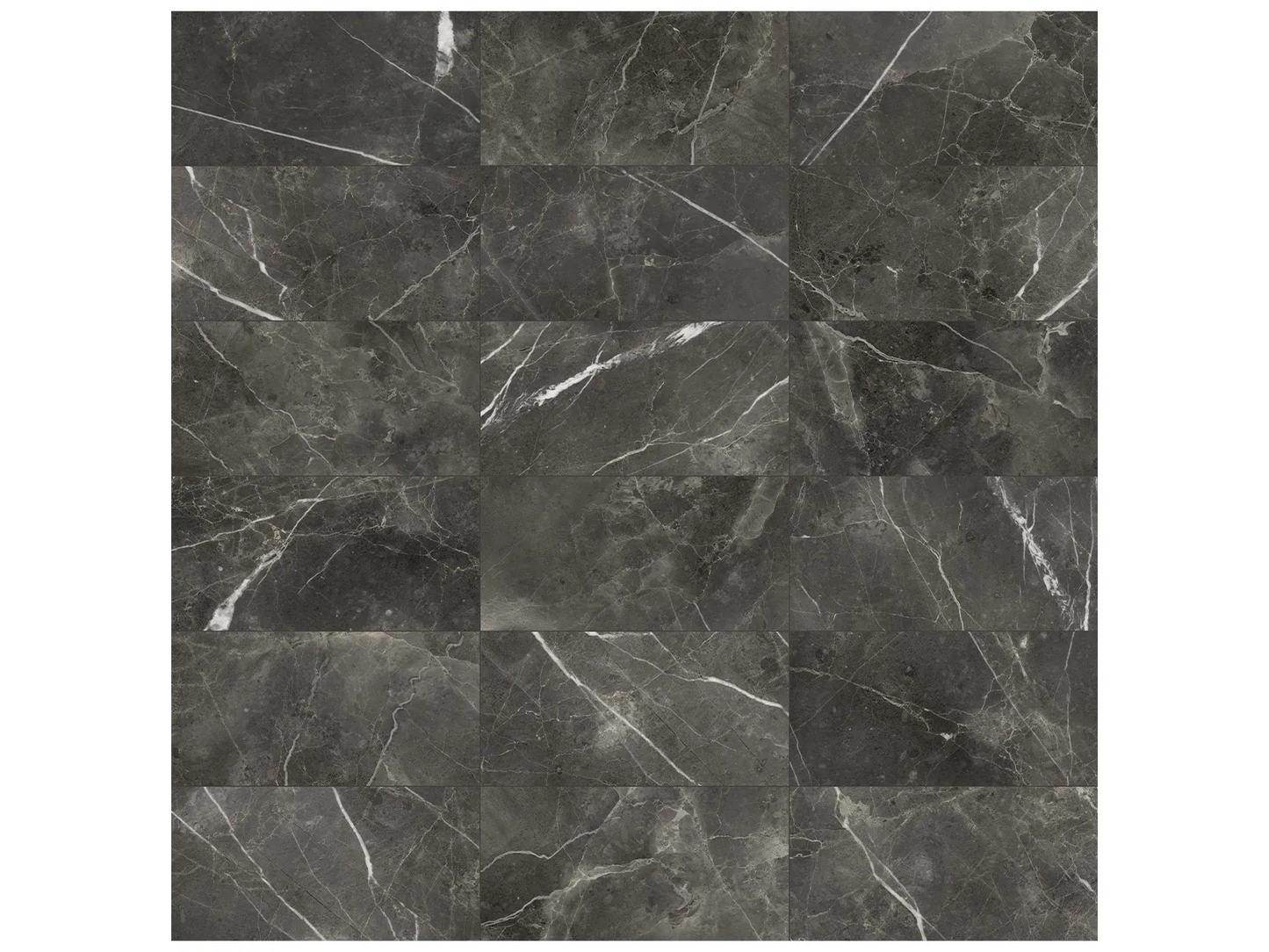 12 x 24 in Lumino Carbon Matte Pressed Glazed Porcelain Tile