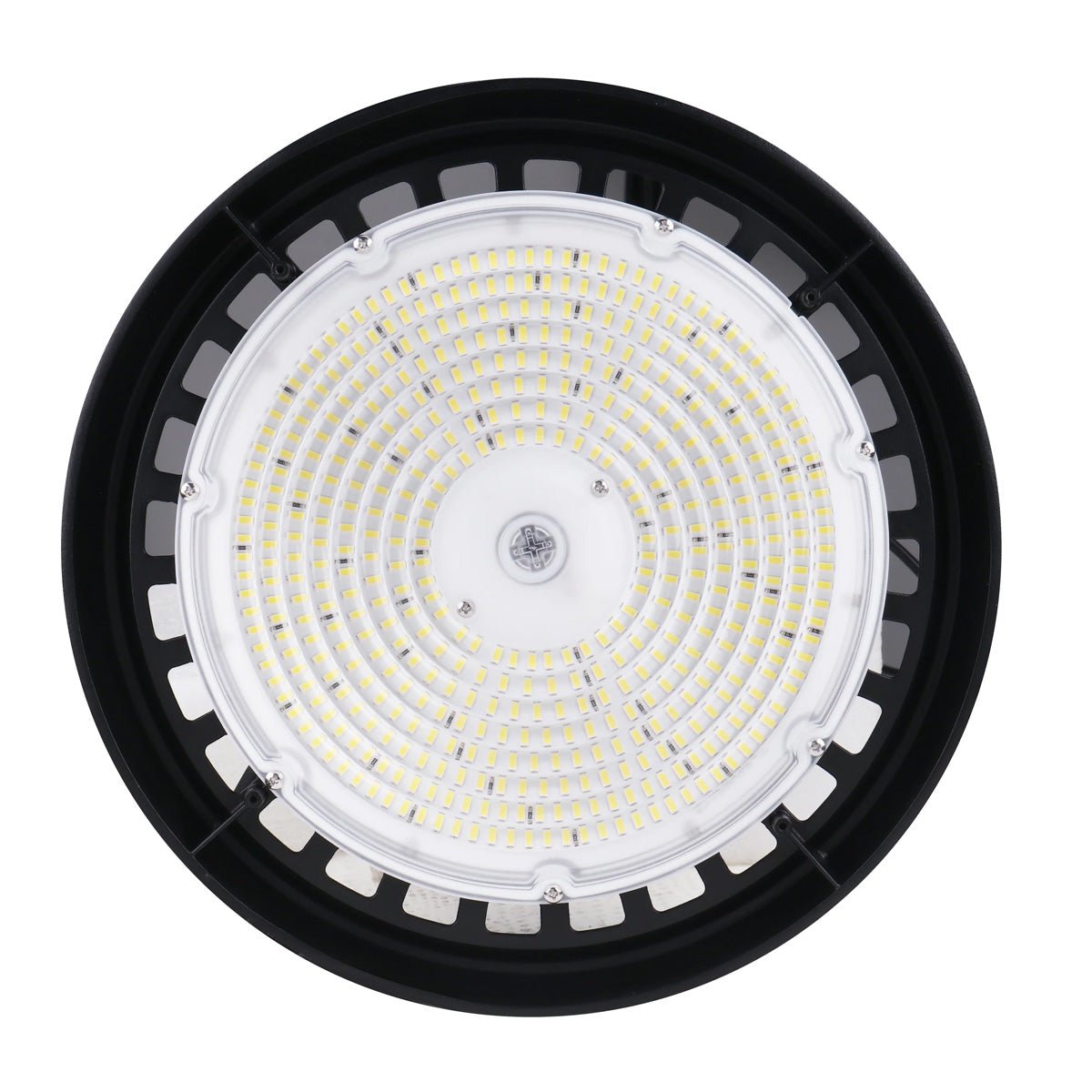 UFO LED High Bay Light 240/220/200 Watt Adjustable, 5700K, 155LM/W-155LM/W, 120-277VAC, IP65, UL, DLC Listed, 1-10V Dim, For Warehouse Factory Workshops Gymnasium & Supermarket Lighting