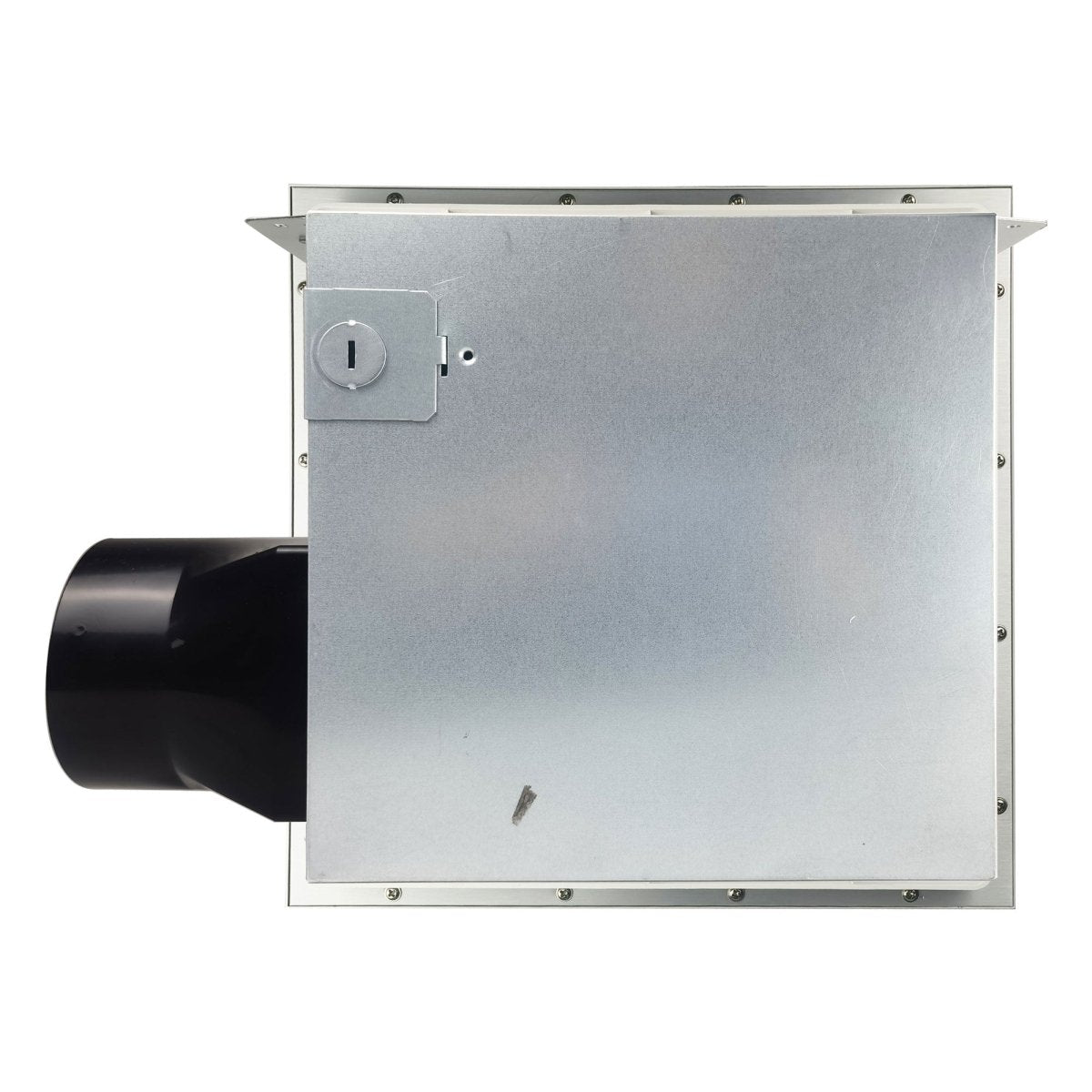 Quiet Exhaust Fan for Bathroom with Square Flat Panel Light 8W, 4000K 1000LM, 50-100 CFM, <0.3-0.7 Sones, Ceiling/Wall Mounted