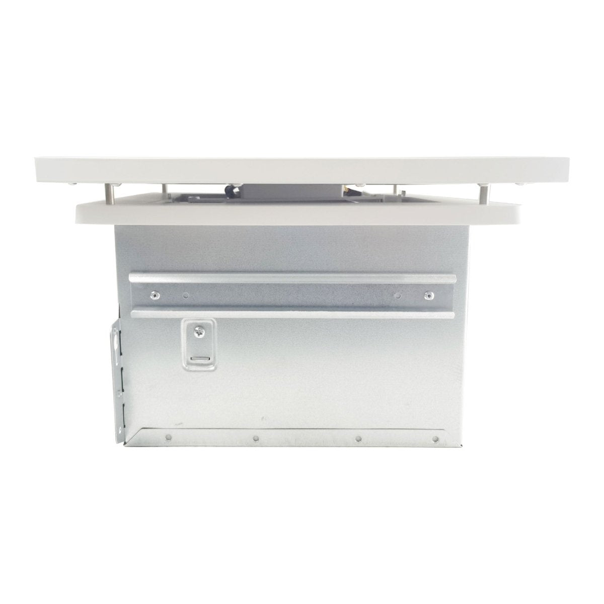 Quiet Exhaust Fan for Bathroom with Square Flat Panel Light 8W, 4000K 1000LM, 50-100 CFM, <0.3-0.7 Sones, Ceiling/Wall Mounted
