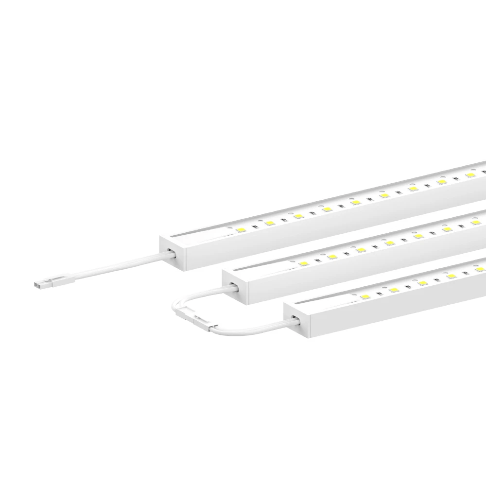 Under Cabinet LED Lighting Kit, Direct Plug-In, 12 Inch, Linkable LED Light Bar, 3-Piece Kit, 3x3.6Watt 330 LM,White - Under Counter Lights for Kitchen,Desk,Wardrobe,Closets ,Cupboard