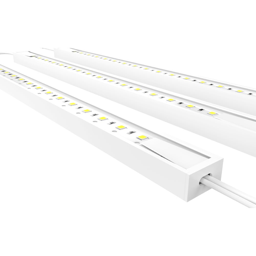 Under Cabinet LED Lighting Kit, Direct Plug-In, 12 Inch, Linkable LED Light Bar, 3-Piece Kit, 3x3.6Watt 330 LM,White - Under Counter Lights for Kitchen,Desk,Wardrobe,Closets ,Cupboard