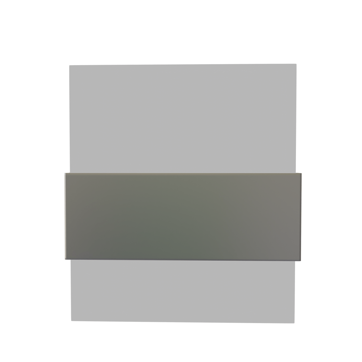 Wall Mounted LED Light Fixture, 5000K, Dimmable, ETL/CE Certificate, Material: Metal + White Acrylic Shade