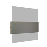 Wall Mounted LED Light Fixture, 5000K, Dimmable, ETL/CE Certificate, Material: Metal + White Acrylic Shade