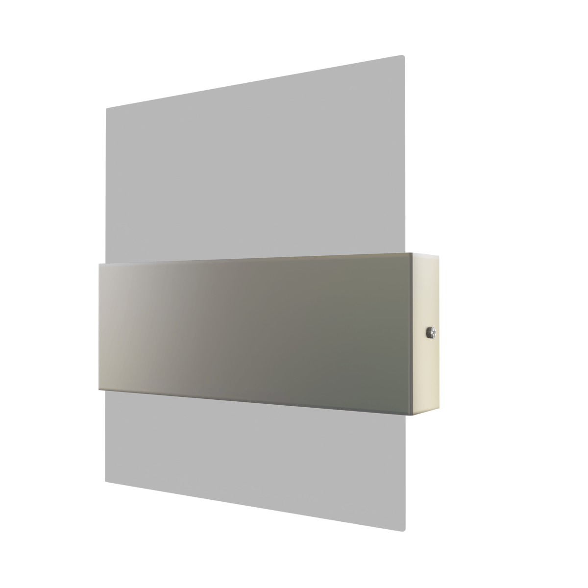Wall Mounted LED Light Fixture, 5000K, Dimmable, ETL/CE Certificate, Material: Metal + White Acrylic Shade