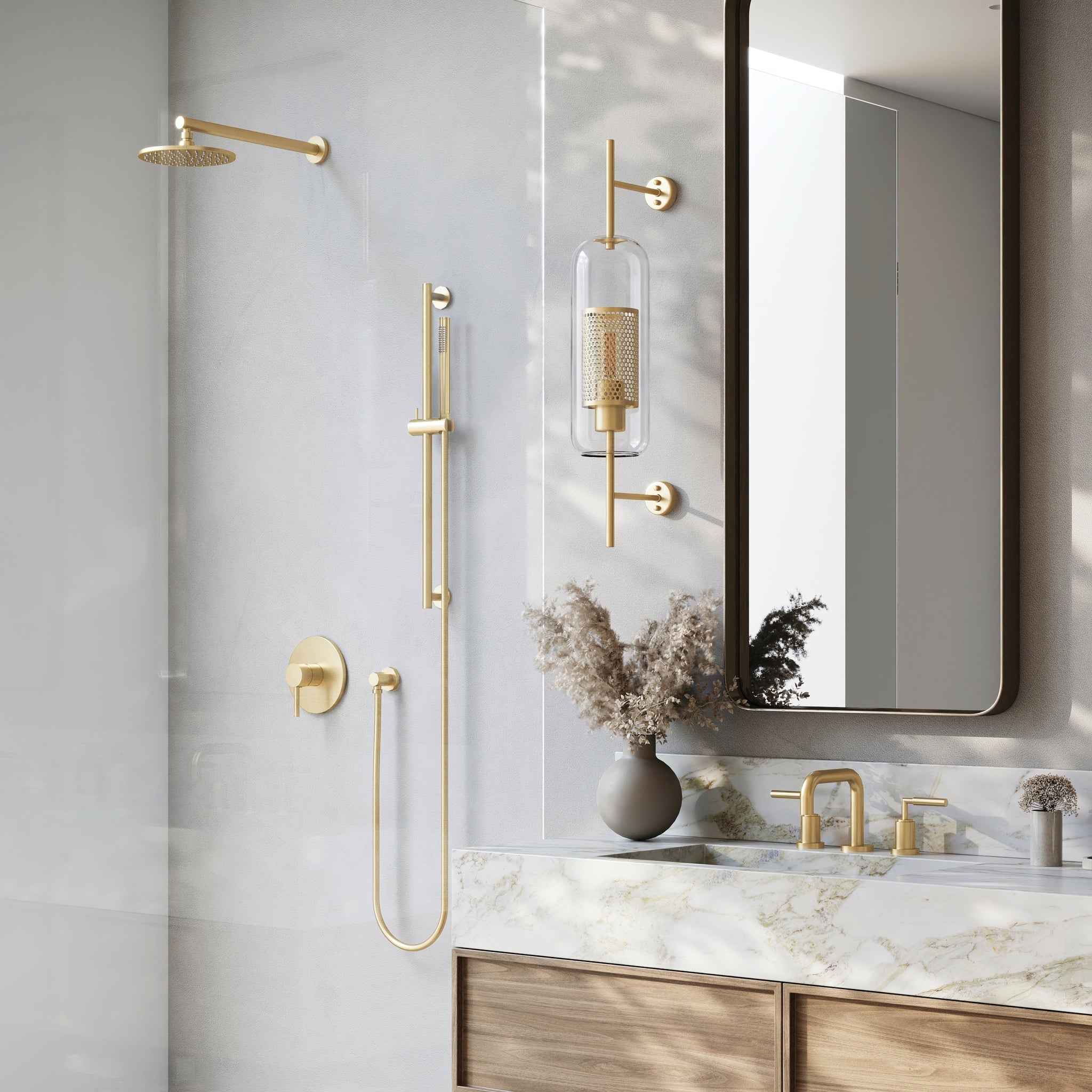 ZLINE Autograph Edition El Dorado Shower System in Polished Gold (ELD-SHS-PG)