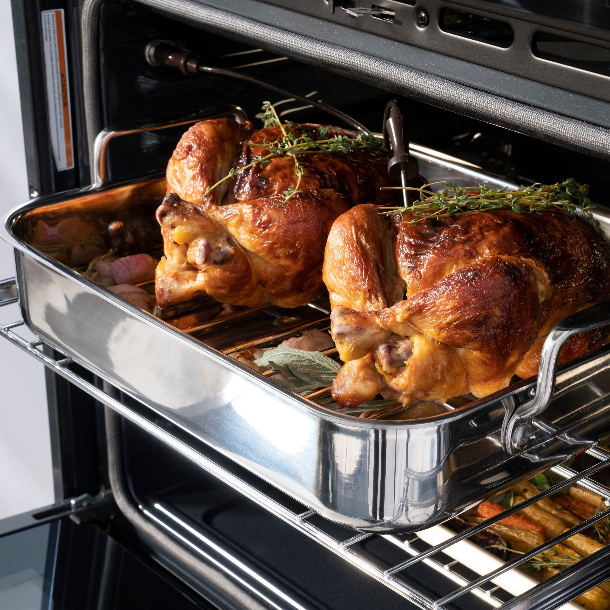 ZLINE 30 in. Autograph Edition Professional True Convection Single Wall Oven with Air Fry and Self Clean in Satin Stainless Steel with Polished Gold Handle (WASSZ-30-G)