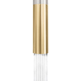 ZLINE Autograph Edition Gemini Pull Down Single Handle Kitchen Faucet in Brushed Nickel and Champagne Bronze (GEM-KF-ZBNCB)