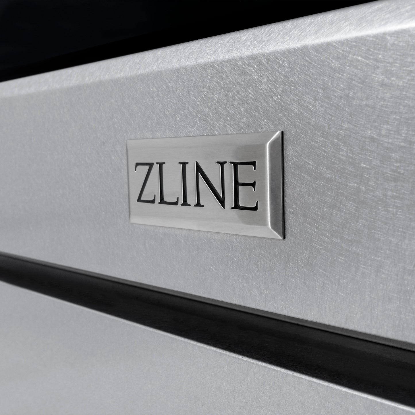 ZLINE Autograph Edition 30 in. 4.2 cu. ft. Paramount Dual Fuel Range with 4 Burner Gas Cooktop and Electric Convection Oven in Satin Stainless Steel with Polished Gold Accents (SDRSZ-30-G)