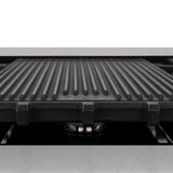 ZLINE Autograph Edition 48 in. 6.0 cu. ft. Legacy Dual Fuel Range with 7 Burner Gas Cooktop and 2 Electric Ovens in Satin Stainless Steel with Black Matte Doors and Polished Gold Accents (RASZ-BLM-48-G)