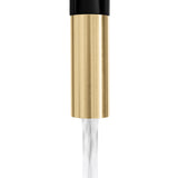 ZLINE Autograph Edition Sierra Pull Down Spring Single Handle Kitchen Faucet in Matte Black and Champagne Bronze (SRA-KF-ZMBCB)