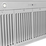 ZLINE Autograph Edition 48 in. Convertible Satin Stainless Steel Wall Mount Range Hood with Black Matte Shell and Polished Gold Handle (KB4SNZ-BLM48-G)