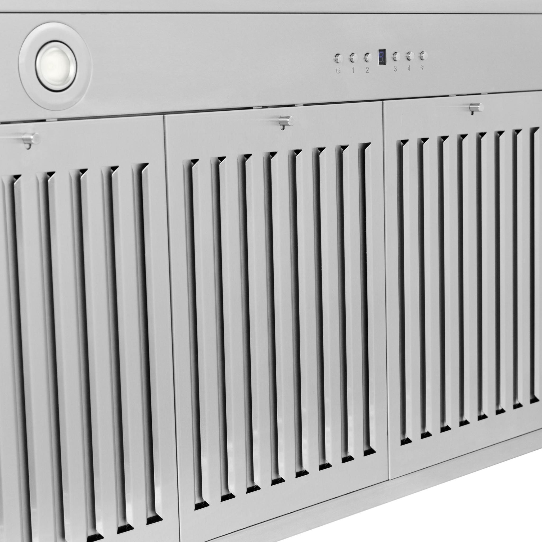 ZLINE Autograph Edition 48 in. Convertible Satin Stainless Steel Wall Mount Range Hood with Black Matte Shell and Polished Gold Handle (KB4SNZ-BLM48-G)