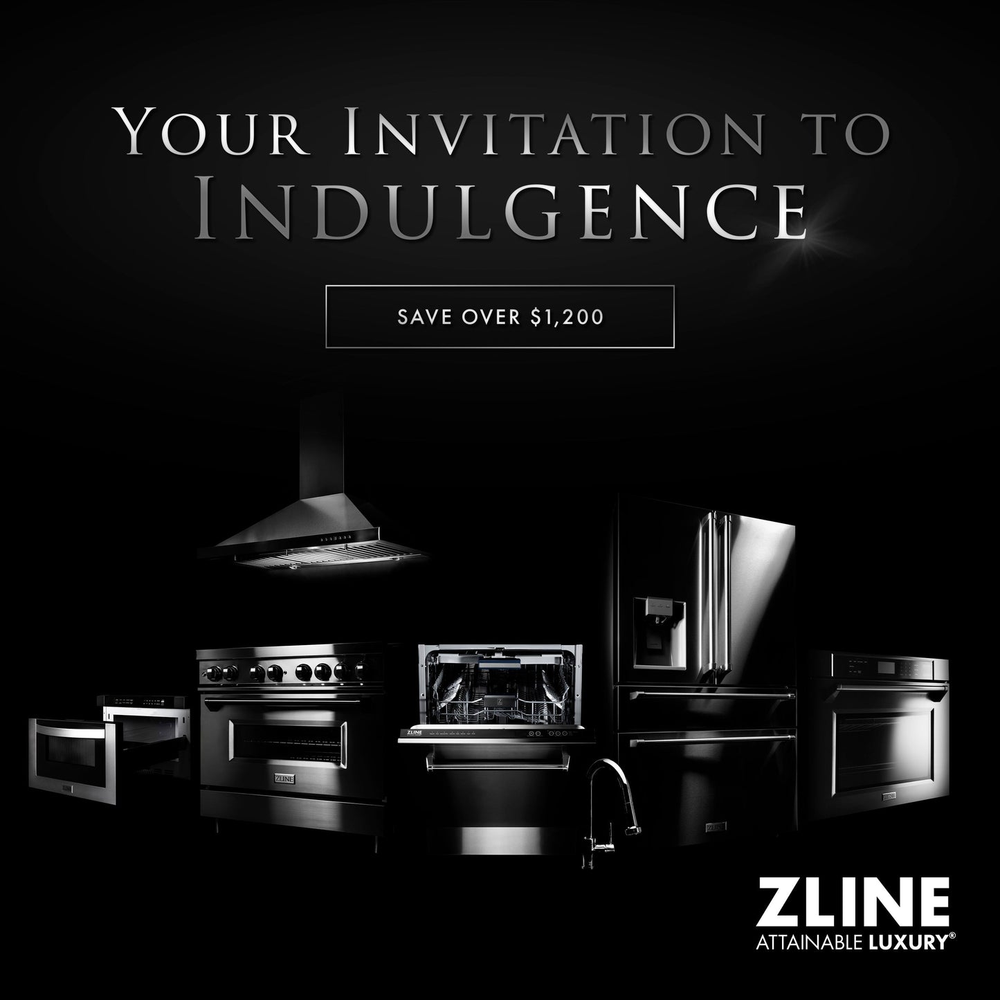 ZLINE Autograph Edition 24 in. 1.6 cu ft. Built-in Convection Microwave Oven in Satin Stainless Steel with Matte Black Accents (MWOZ-24-SS-MB)