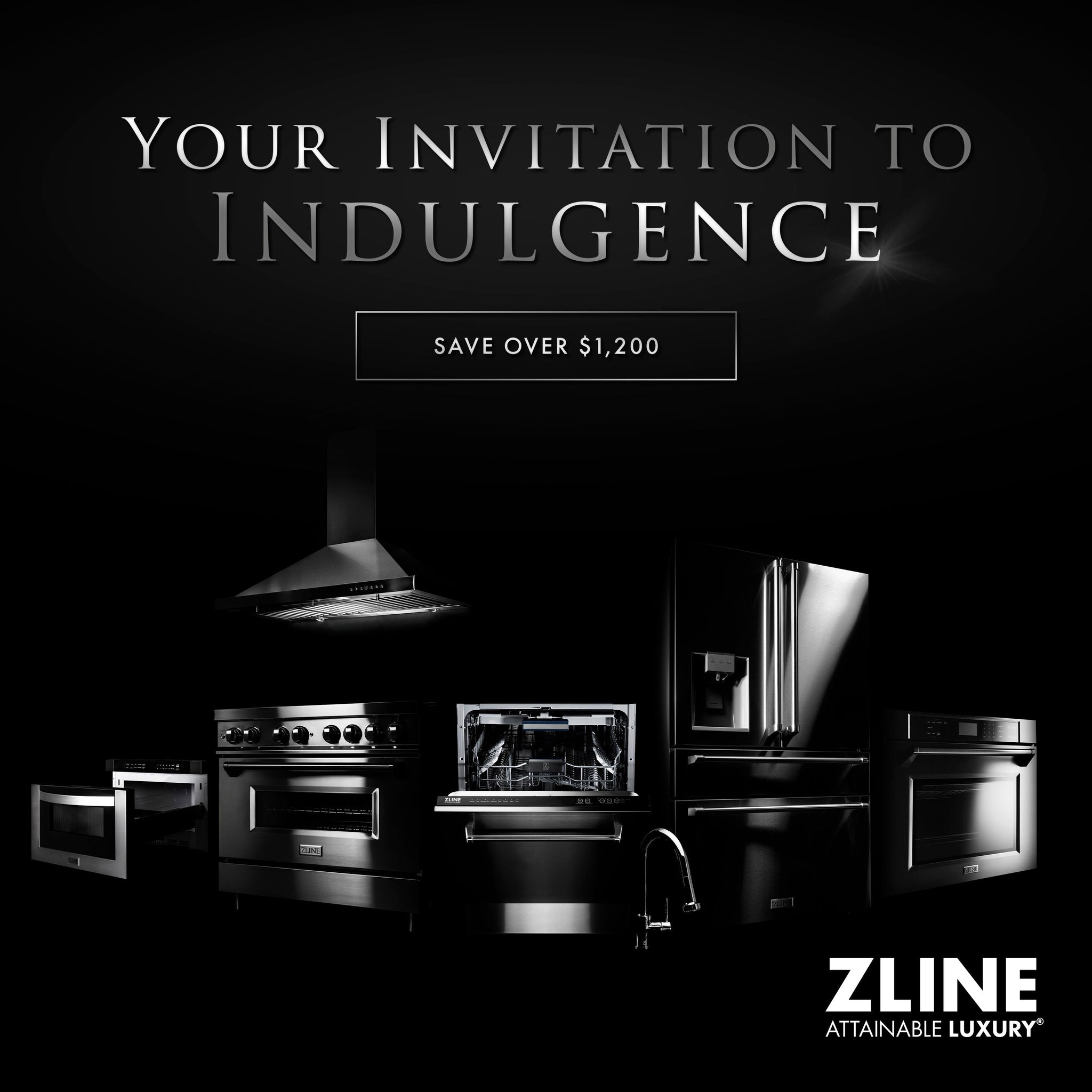 ZLINE Autograph Edition 24 in. 1.6 cu ft. Built-in Convection Microwave Oven in Satin Stainless Steel with Matte Black Accents (MWOZ-24-SS-MB)