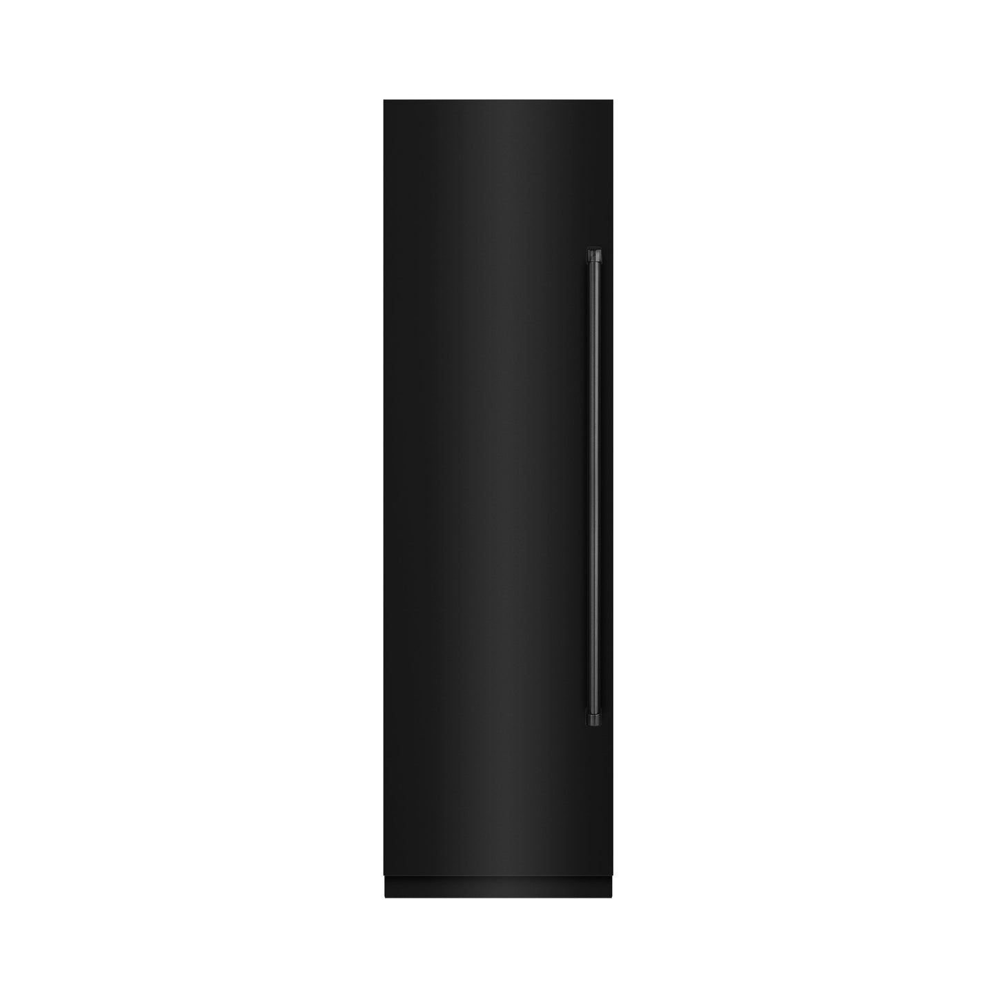 ZLINE 24 in. 12.4 cu. ft. Column Freezer in Black Stainless Steel with Graphite Gray Interior (RCFV-BS-24)