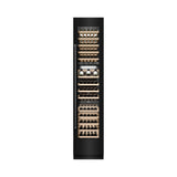 ZLINE 18 in. 9.0 cu. ft. Triple Zone 68 Bottle Right Hinge Column Wine Cooler in Black Stainless Steel (RCWVR-BS-18)