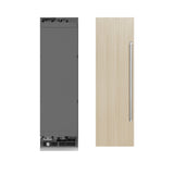ZLINE 24 in. 12.4 cu. ft. Panel Ready Column Freezer with Graphite Gray Interior (RBCFV-24)