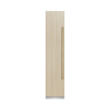 ZLINE Autograph Edition 18 in. 8.6 cu. ft. Panel Ready Left Hinge Column Freezer with Graphite Gray Interior and Champagne Bronze Accents (RBCFVLZ-18-CB)