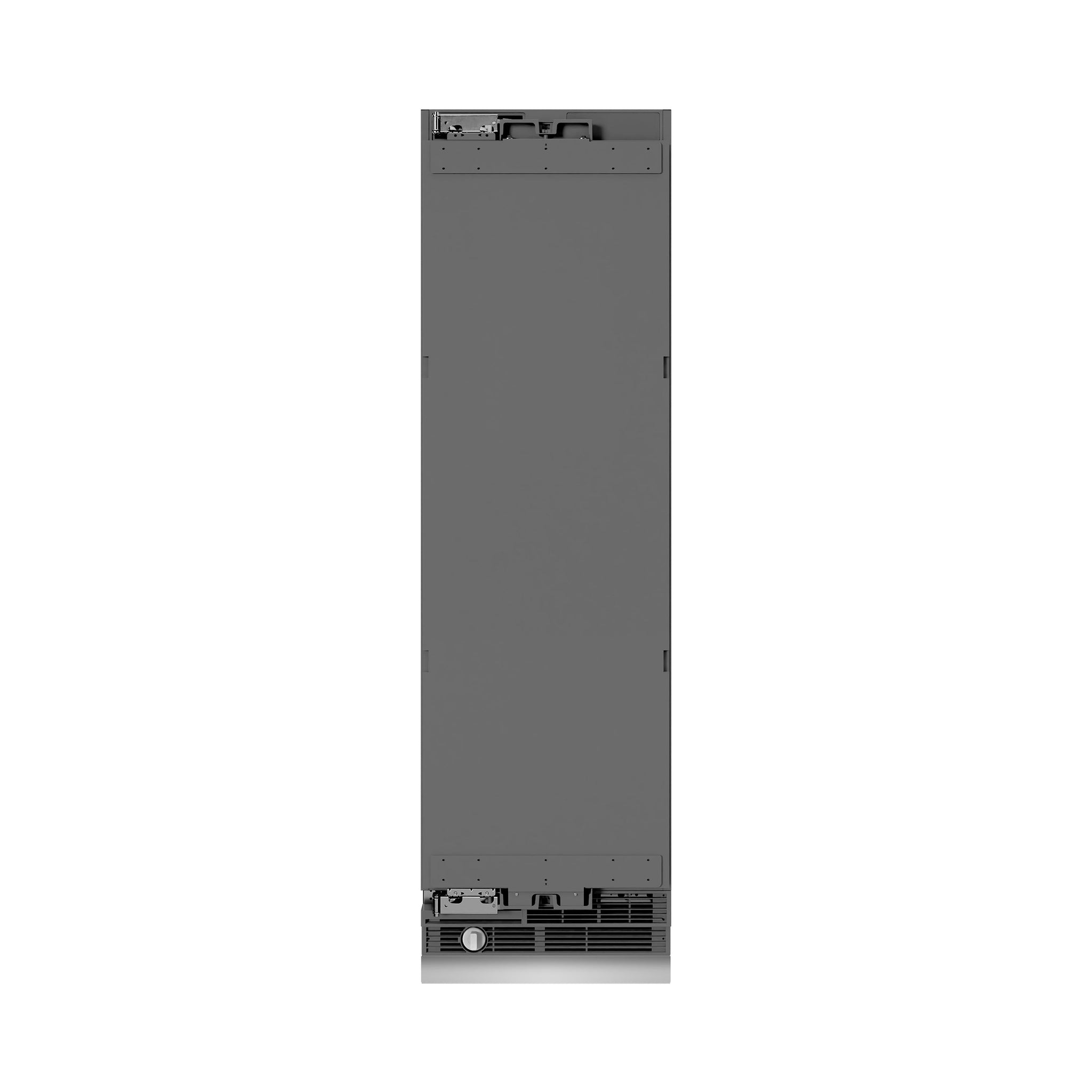 ZLINE Autograph Edition 24 in. 12.4 cu. ft. Panel Ready Column Freezer with Graphite Gray Interior and Champagne Bronze Accents (RBCFVZ-24-CB)