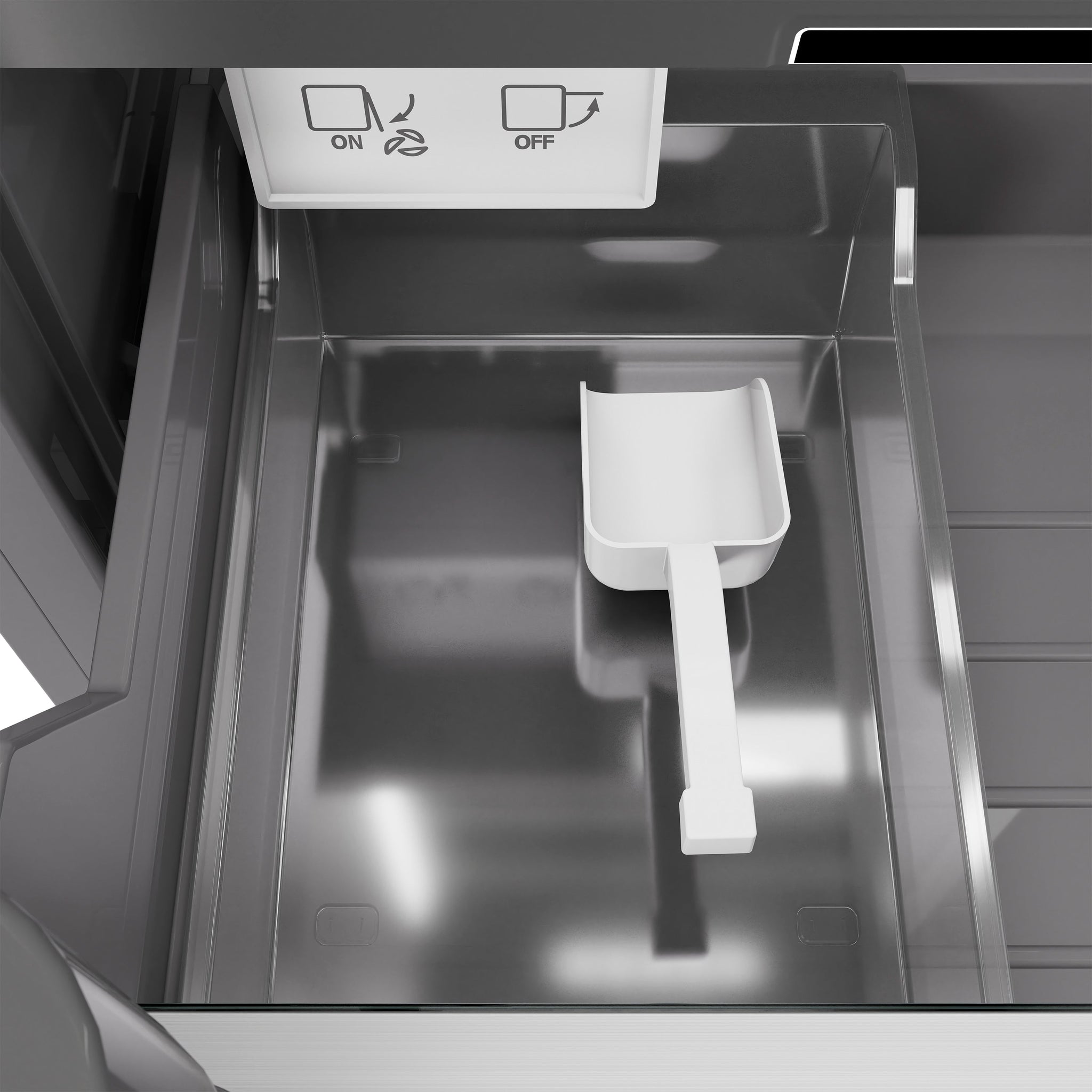 ZLINE Autograph Edition 24 in. 12.4 cu. ft. Panel Ready Column Freezer with Graphite Gray Interior and Polished Gold Accents (RBCFVZ-24-G)