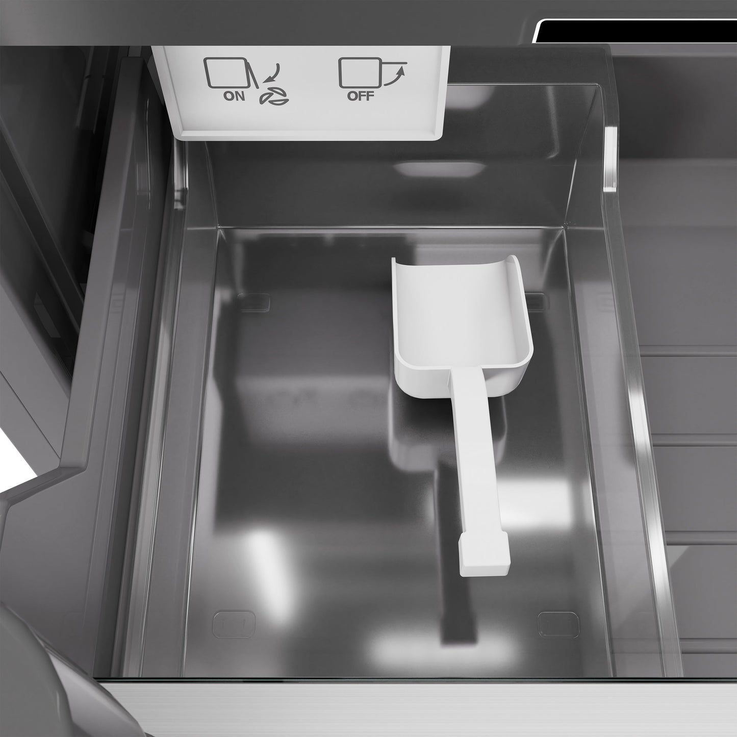 ZLINE Autograph Edition 24 in. 12.4 cu. ft. Panel Ready Column Freezer with Graphite Gray Interior and Matte Black Accents (RBCFVZ-24-MB)