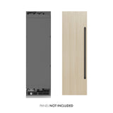 ZLINE Autograph Edition 24 in. 12.4 cu. ft. Panel Ready Column Freezer with Graphite Gray Interior and Matte Black Accents (RBCFVZ-24-MB)