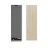 ZLINE 24 in. 12.5 cu. ft. Panel Ready Column Refrigerator with Graphite Gray Interior (RBCRV-24)