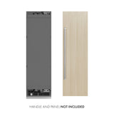 ZLINE 24 in. 12.5 cu. ft. Panel Ready Column Refrigerator with Graphite Gray Interior (RBCRV-24)