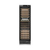 ZLINE Autograph Edition 24 in. 12.4 cu. ft. Triple Zone 100 Bottle Panel Ready Column Wine Cooler with Champagne Bronze Accents (RBCWVZ-24-CB)