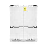 ZLINE 60 in. 32.2 cu. ft. Panel Ready French Door Built-In Bottom Freezer Refrigerator with Water Dispensers and Ice Makers (RBIV-60)
