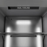 ZLINE 24 in. 12.5 cu. ft. Column Refrigerator in White Matte with Graphite Gray Interior (RCRV-WM-24)