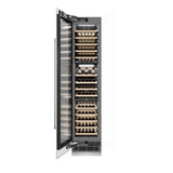 ZLINE 18 in. 9.0 cu. ft. Triple Zone 68 Bottle Left Hinge Column Wine Cooler in White Matte (RCWVL-WM-18)