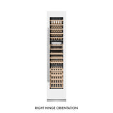 ZLINE 18 in. 9.0 cu. ft. Triple Zone 68 Bottle Right Hinge Column Wine Cooler in White Matte (RCWVR-WM-18)