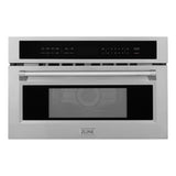 ZLINE 30” 1.6 cu ft. Built-in Convection Microwave Oven in Stainless Steel with Speed and Sensor Cooking (MWO-30)