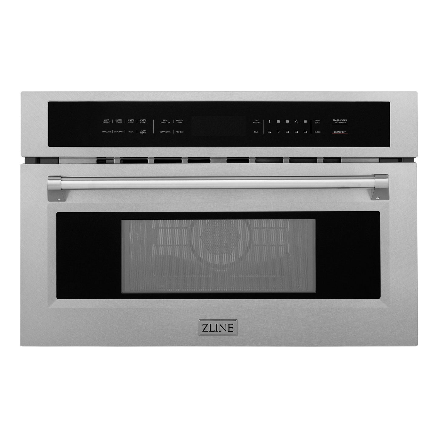 ZLINE 30 in. 1.6 cu ft. Built-in Convection Microwave Oven in Satin Stainless Steel with Speed and Sensor Cooking (MWO-30-SS)