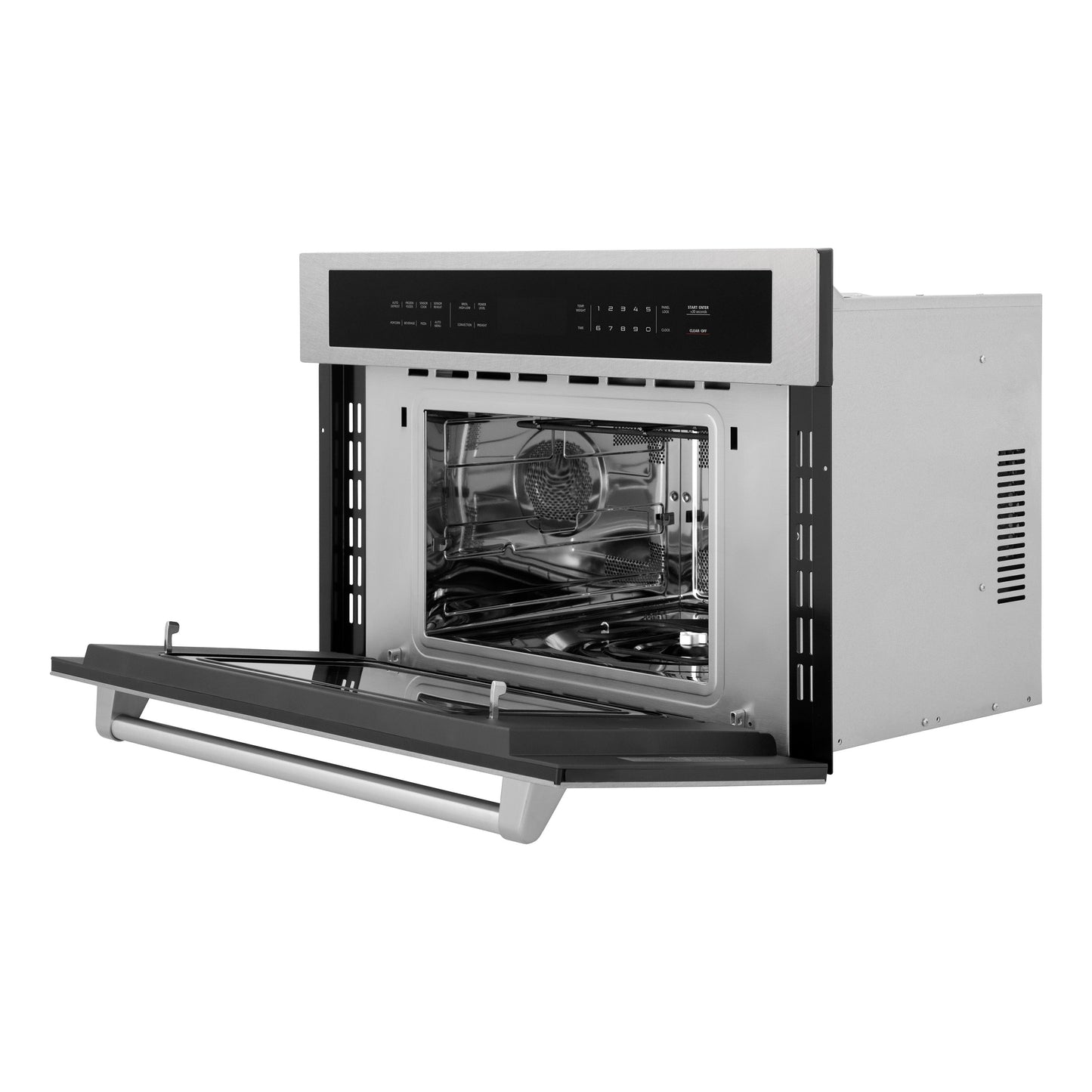 ZLINE 30 in. 1.6 cu ft. Built-in Convection Microwave Oven in Satin Stainless Steel with Speed and Sensor Cooking (MWO-30-SS)