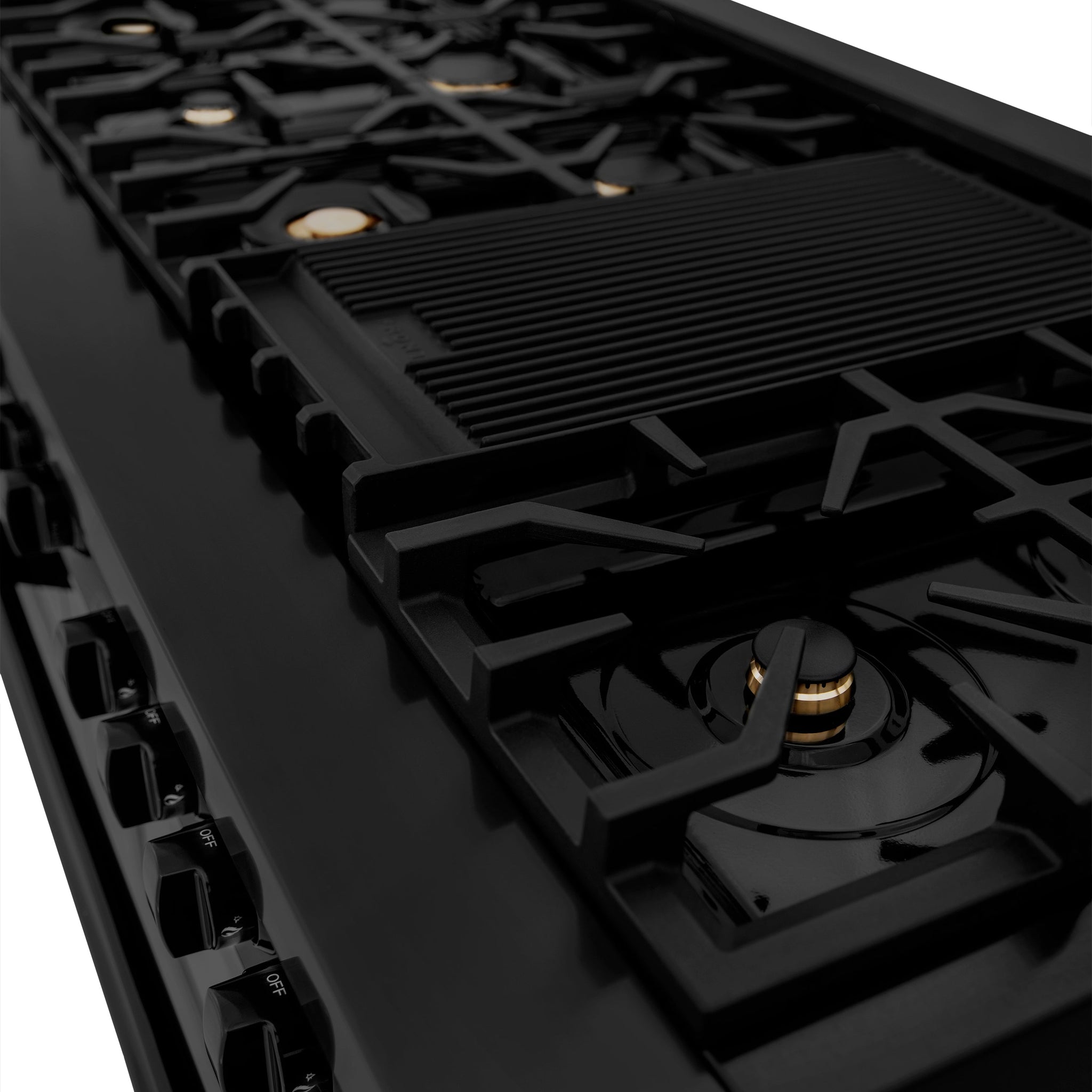 ZLINE 60 in. 7.4 cu. ft. Legacy Dual Fuel Range with 9 Burner Gas Cooktop and 2 Electric Convection Ovens