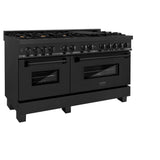ZLINE 60 in. 7.4 cu. ft. Legacy Dual Fuel Range with 9 Burner Gas Cooktop and 2 Electric Convection Ovens