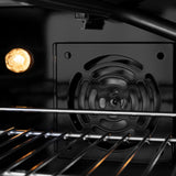 ZLINE 36 in. 5.2 cu. ft. Paramount Gas Range with Convection Gas Oven in Black Stainless Steel with 6 Brass Burners (SGRB-BR-36)